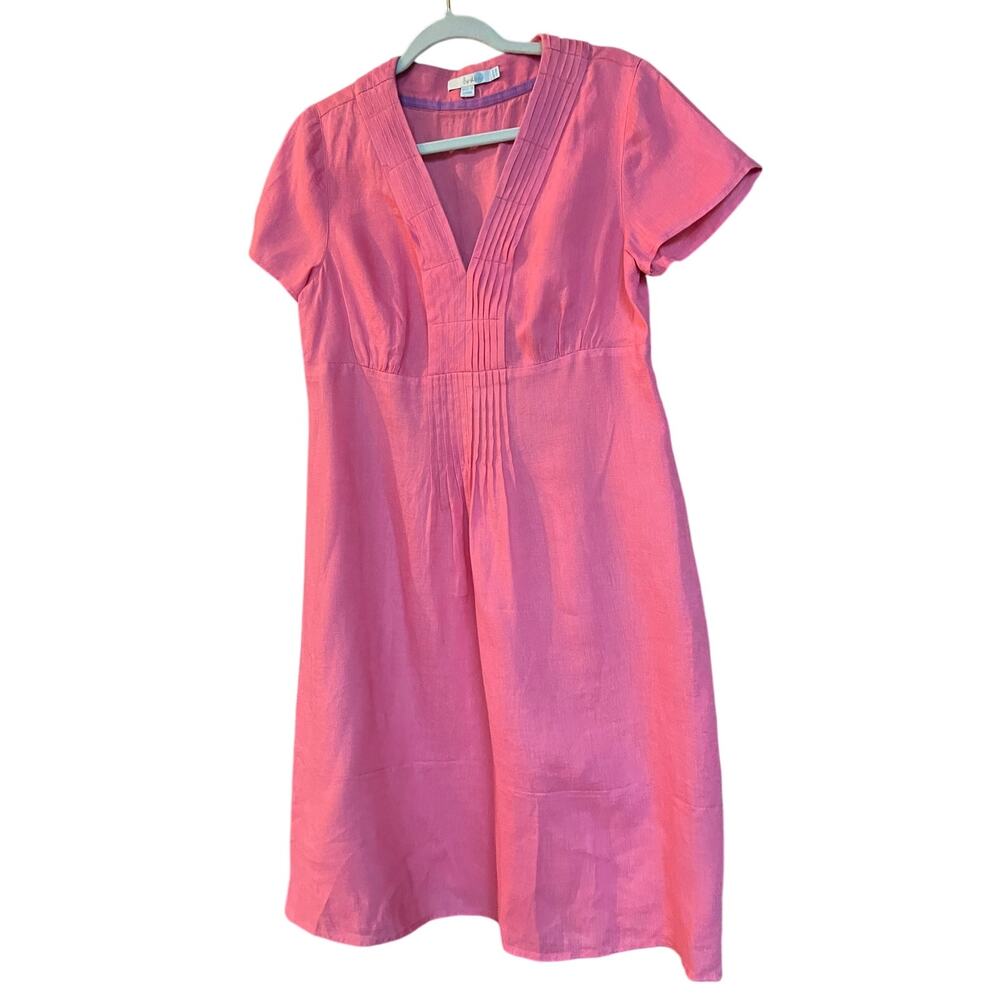 Boden Pink Short Sleeve Dress